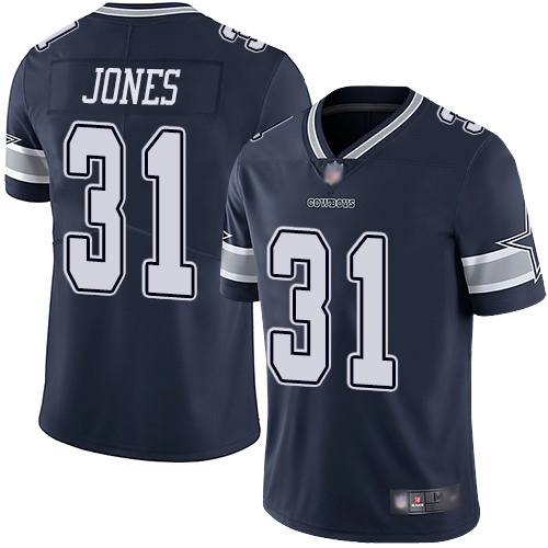 Men Dallas Cowboys Limited Navy Blue Byron Jones Home 31 Vapor Untouchable NFL Jersey